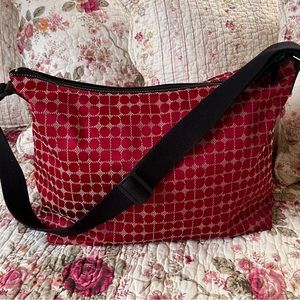 Kate Spade Vintage Red Dot Noel Large Crossbody/Satchel Bag